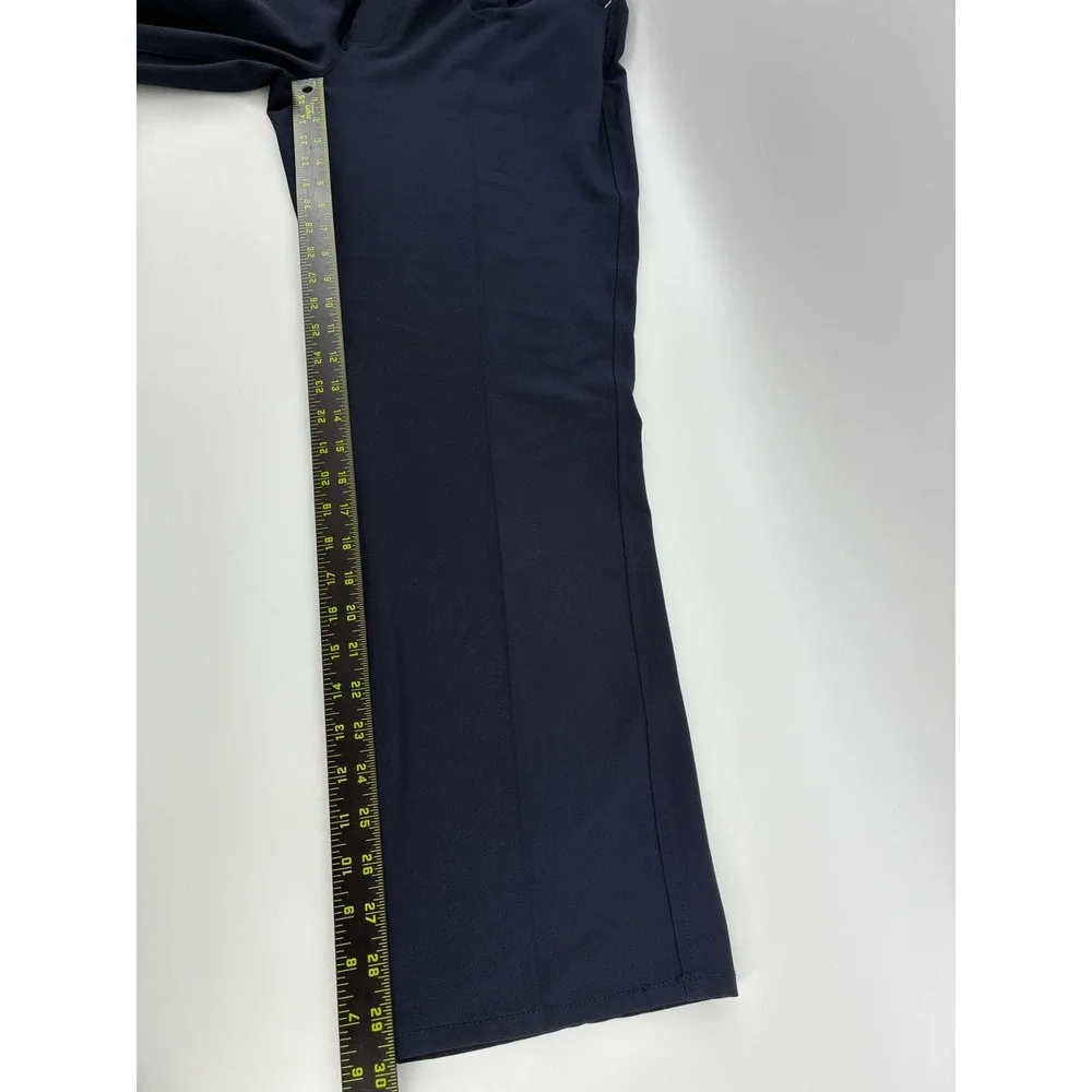 FootJoy Mens Athletic Fit Golf Pants Navy Blue Performance Stretch 38x32 (29)